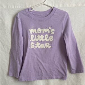 Cat & Jack Lavender Long Sleeve Tee - Mom's Little Star